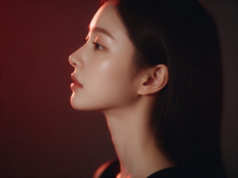02 JAWLINE 이중턱 · 턱선 — 옆얼굴과 턱선(광고 모델)